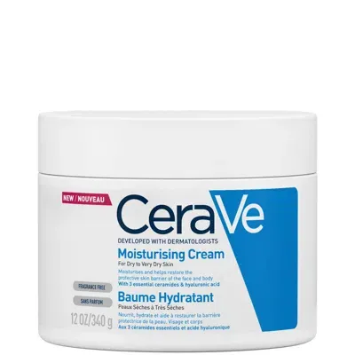 Cerave Moisturising Cream 340g In White