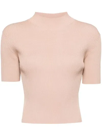 Cfcl Portrait Short-sleeved Top In Neutrals