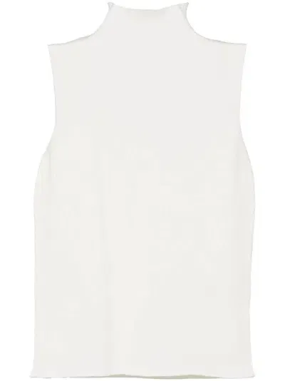 Cfcl Portrait Sleeveless Top In White