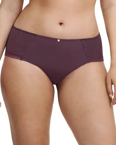 Chantelle Jolie Lace Hipster In Aubergine