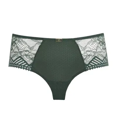 Chantelle Lace Origins Shorty Briefs In Green