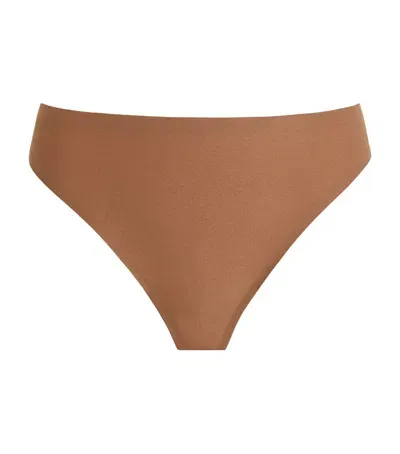 Chantelle Softstretch Thong In Brown