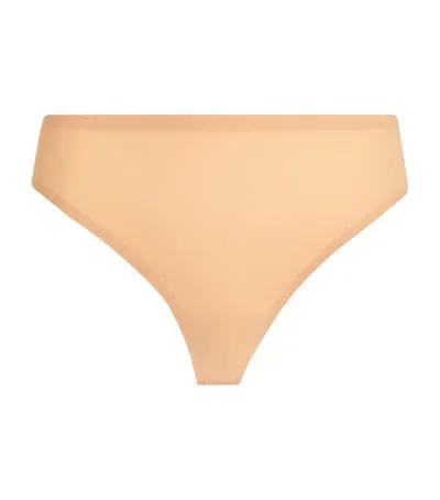 Chantelle Softstretch Thong In Brown