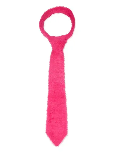 Charles Jeffrey Loverboy Fluffy Tie In Pink