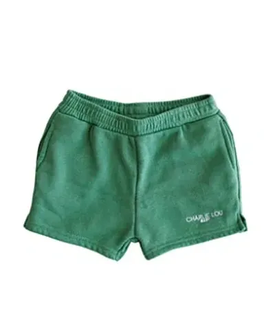 Charlie Lou Baby Unisex Cool Kid Athletic Shorts - Little Kid In Green