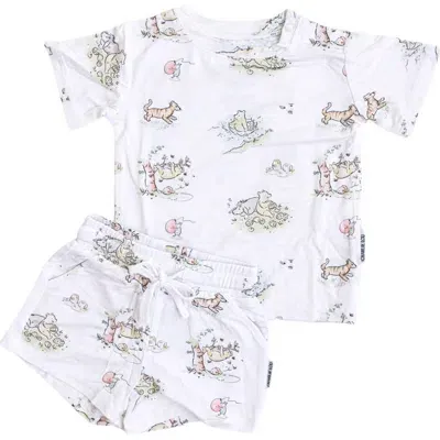 Charlie Lou Baby Kids' ® Winnie The Pooh Shortie Set In White