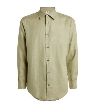 Che Linen Shirt In Green