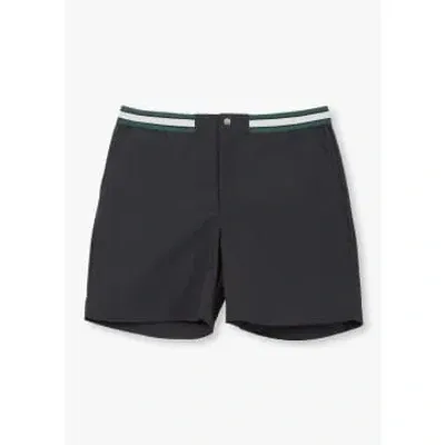 Che Mens Longer Sunseeker Swim Shorts In Black In Black Fabric