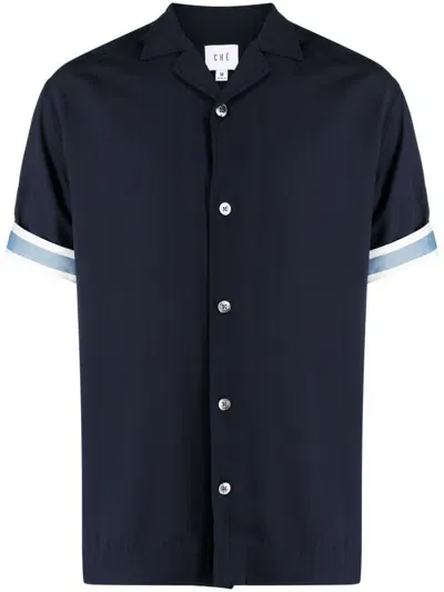 Che Valbonne Short-sleeved Shirt In Blue