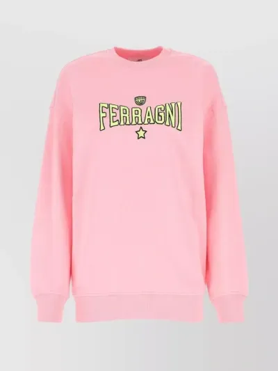 Chiara Ferragni Felpa-xs Nd  Female In Pink