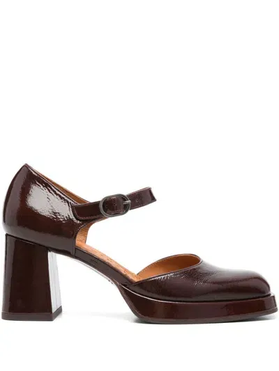 Chie Mihara 80mm Kante Pumps In Brown