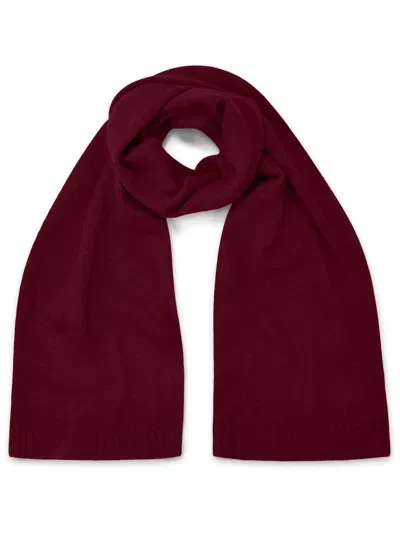 Chinti & Parker Cashmere Scarf In Red