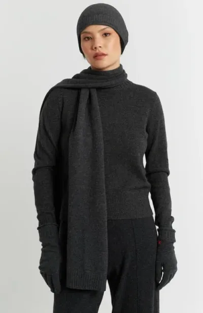 Chinti & Parker Wool-cashmere Scarf In Charcoal