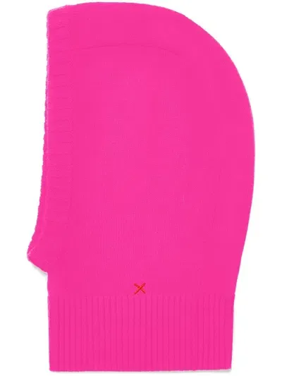 Chinti & Parker Knitted Balaclava In Rosa