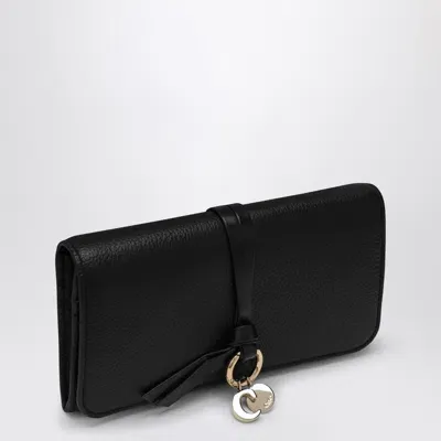 Chloé Alphabet Black Flap Wallet