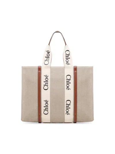 Chloé Bags.. In White - Brown 1