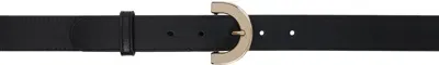 Chloé Black 'c' Belt In 001 Black