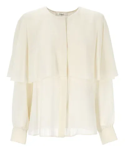 Chloé Blouse In Beige