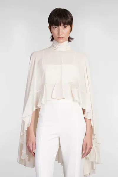 Chloé Blouse In Beige Silk