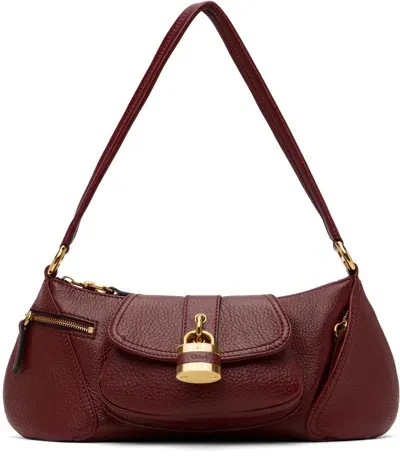 Chloé バーガンディ The 99 ショルダーバッグ In 622 Brunet Red