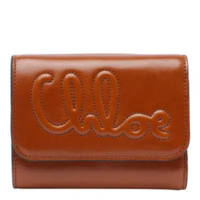 Chloé C Chloe Wallet In Brown