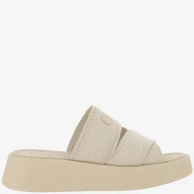 Chloé Logo Slide In White