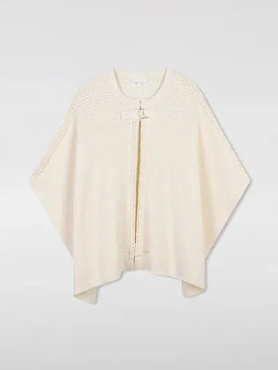 Chloé Coat  Kids Color White In Weiss