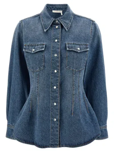 Chloé Denim Shirt Shirt, Blouse Blue