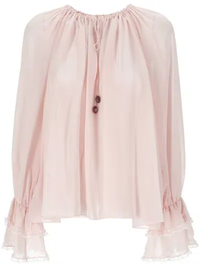 Chloé Drawstring Long In Pink