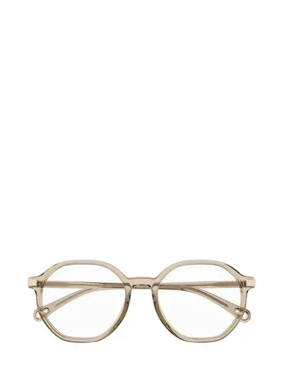 Chloé Eyeglasses In Beige