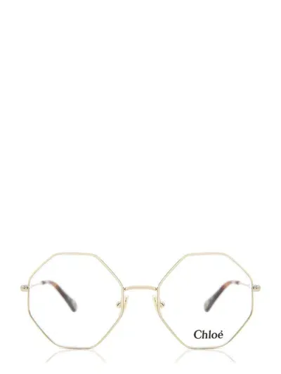 Chloé Eyeglasses In Gold