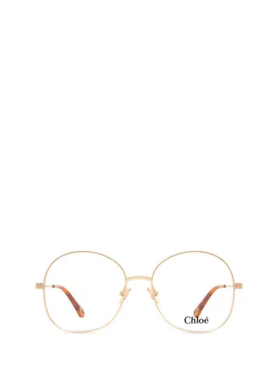 Chloé Eyeglasses In Gold