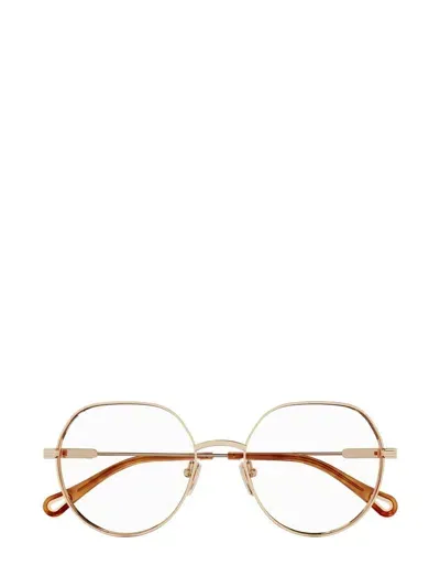 Chloé Eyeglasses In Gold