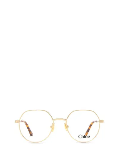 Chloé Eyeglasses In Gold