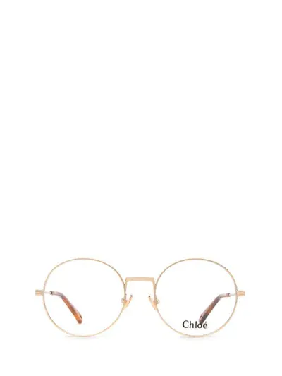 Chloé Eyeglasses In Gold