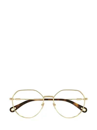 Chloé Eyeglasses In Gold