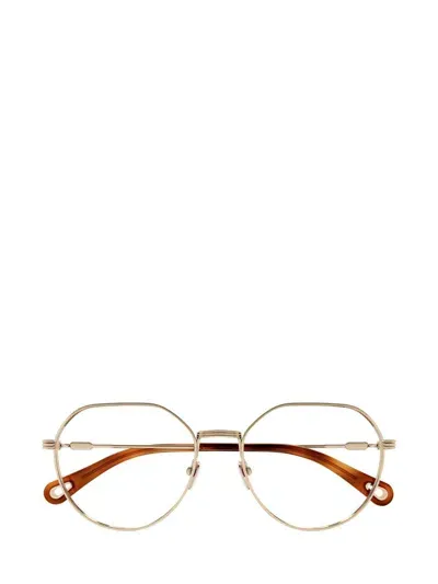 Chloé Eyeglasses In Gold