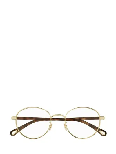 Chloé Eyeglasses In Gold