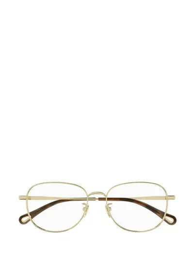 Chloé Eyeglasses In Gold