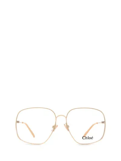 Chloé Eyeglasses In Gold