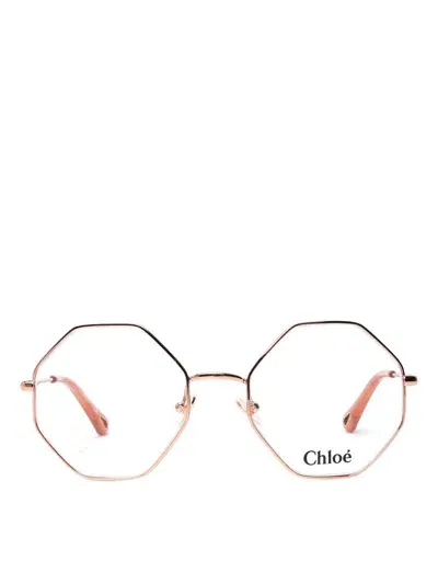 Chloé Eyeglasses In Gold