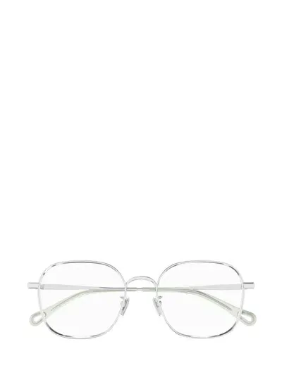 Chloé Eyeglasses In Silver