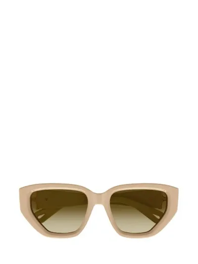 Chloé Eyewear Cat In Beige