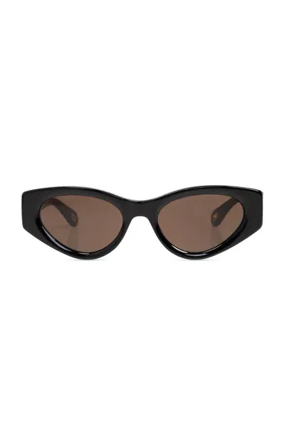 Chloé Eyewear Marcie Cat In Black