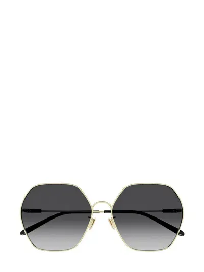 Chloé Eyewear Geometric In Gold