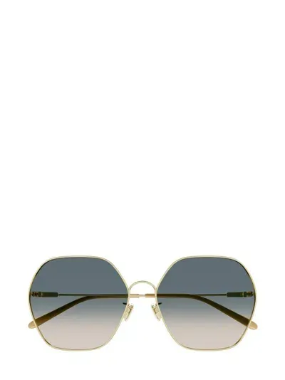 Chloé Eyewear Geometric In Gold