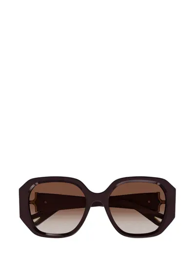 Chloé Women's Chloã© Ch0236s 003 Sunglasses In Garnet