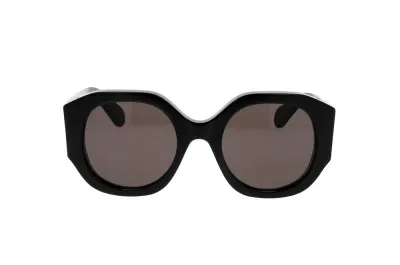 Chloé Eyewear Round Frame Sunglasses In Black