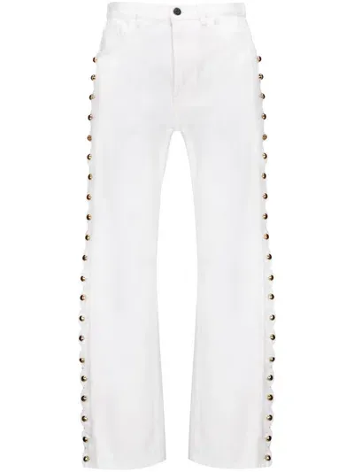 Chloé Chloè Jeans In Eden White