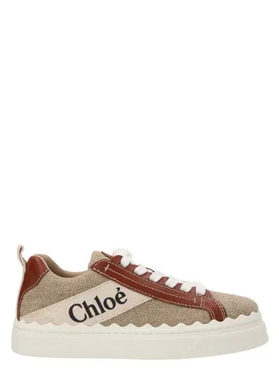 Chloé Chloe Women Lauren Sneaker In Cream